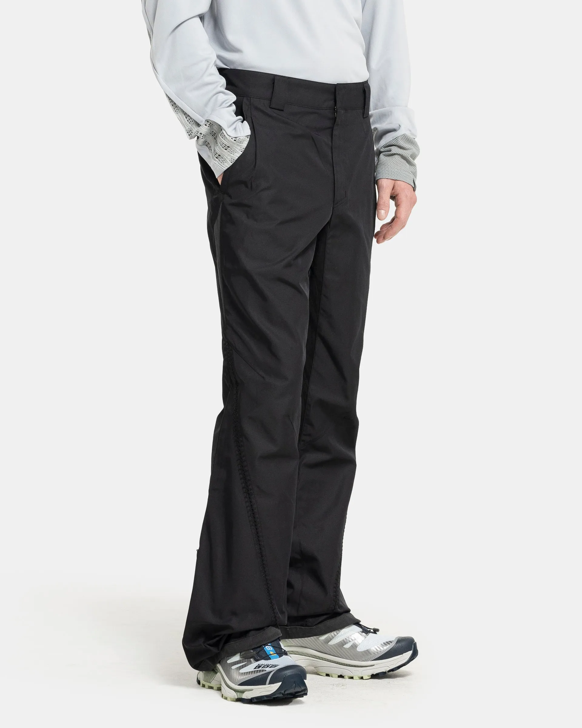 07 Crescent Hem Trouser in Black
