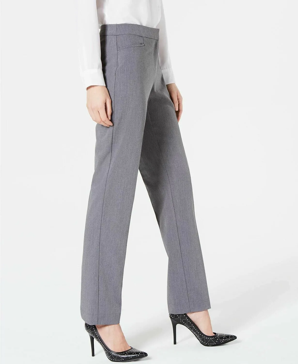 Alfani Womens Regular Modern Straight-Leg Pants, Size 2