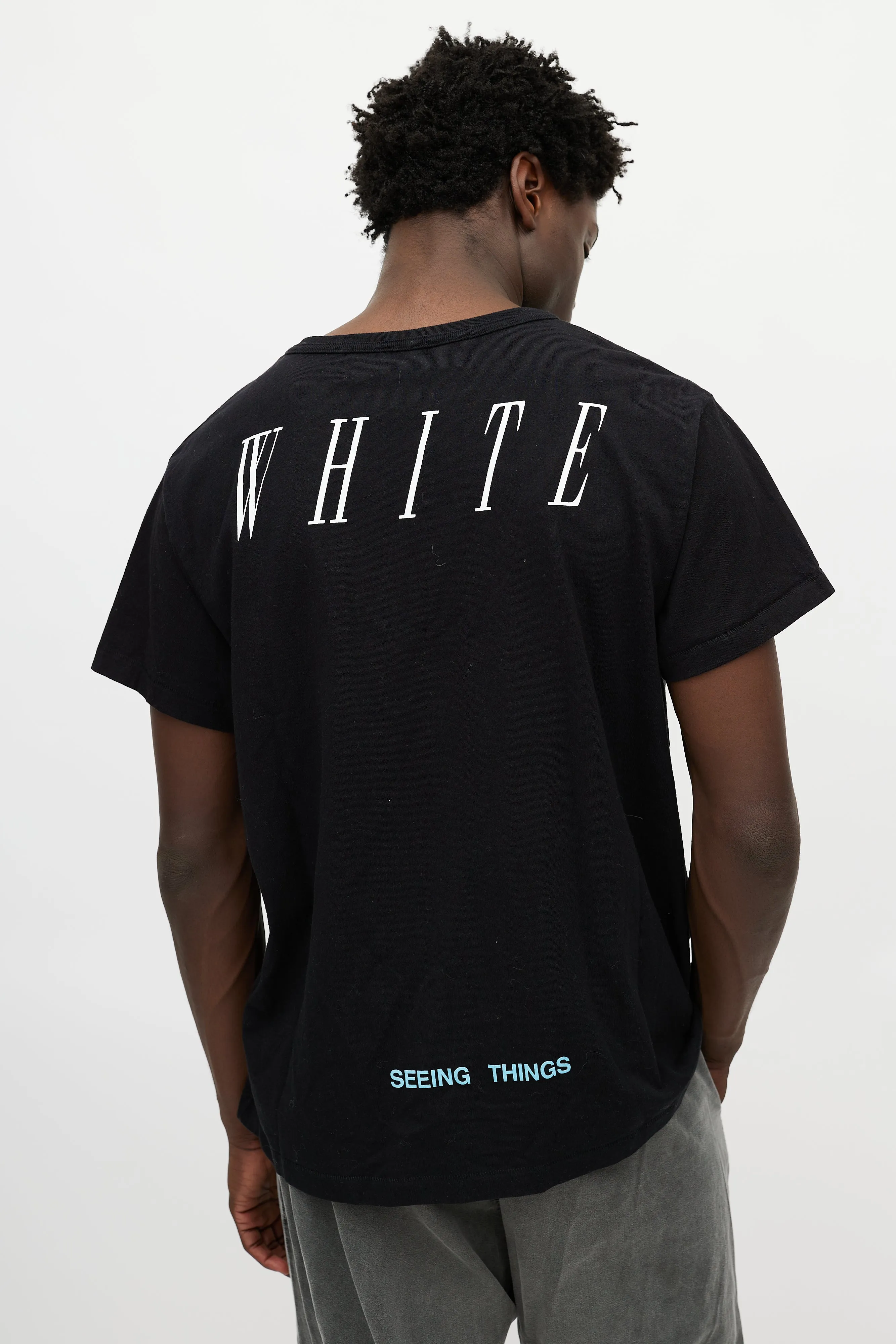 Black & Multicolour Not Real T-Shirt