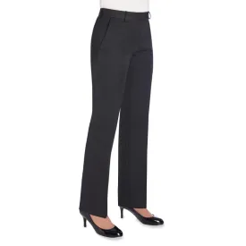 Brook Taverner Aura Straight Leg Trousers - Charcoal