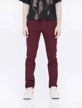Burgundy Skinny Jeans by Neo Blue