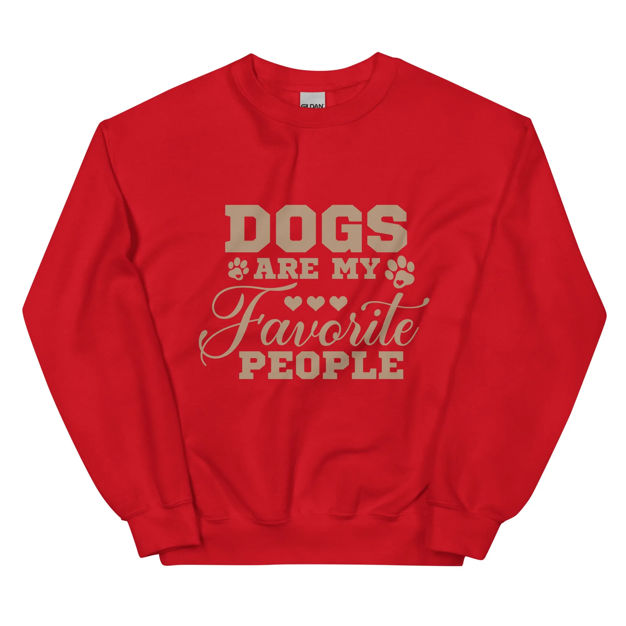 Dogs are my favorite people Sweatshirt, Dog Lover Shirt, Holiday Shirt, Cute Christmas Shirt, Cute Gift for Dog Lover, Dog Mom Shirt, Merry Christmas Shirt, Crew neck sweatshirt, Unisex Sweatshirt