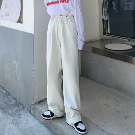 High Waist Jeans With Wide Legs