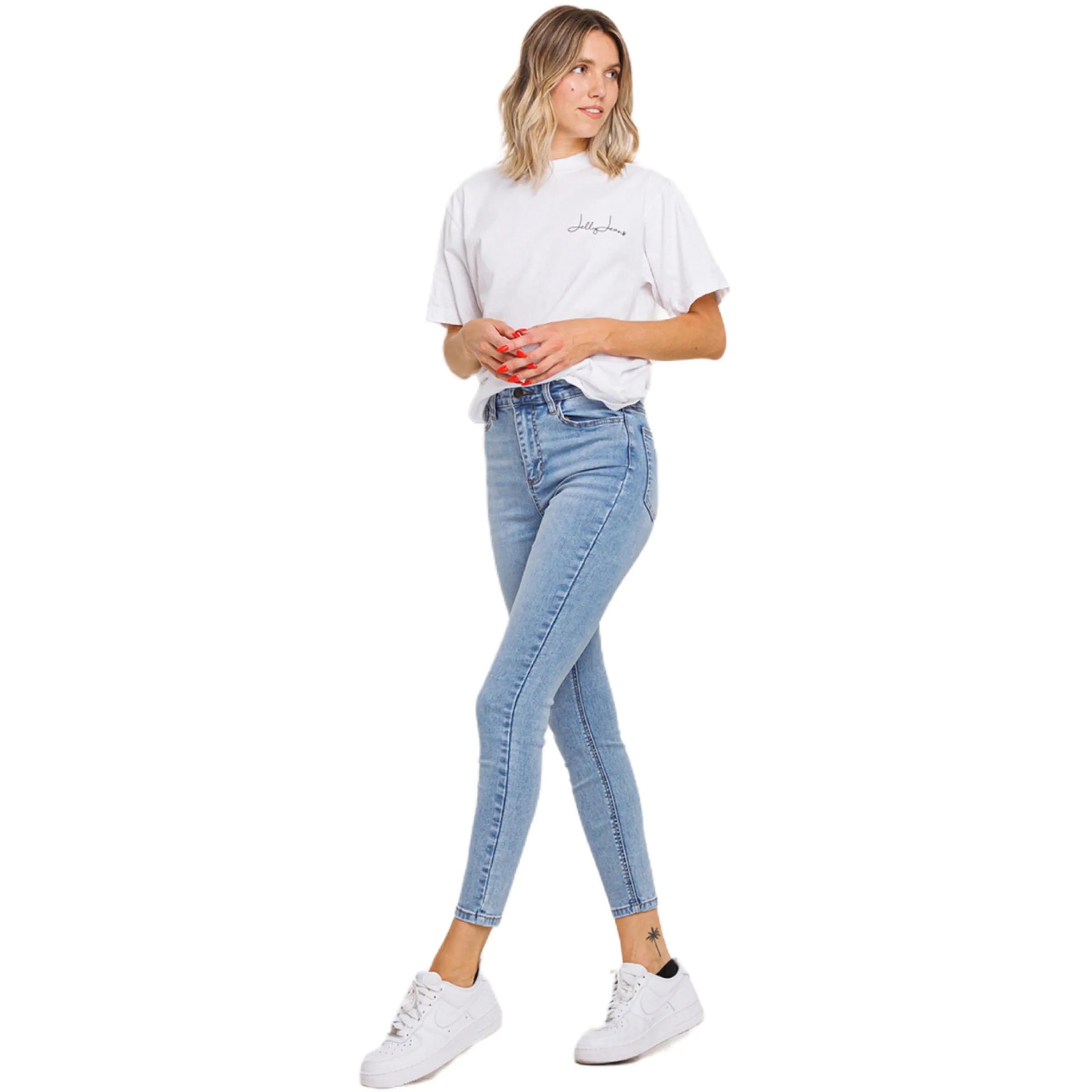 Jelly Jeans Classy Skinny HR Ankle Light Blue Jeans Size 1, 3, 5, 7, 9, 11, 13