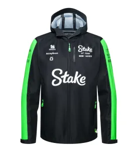 Kick Sauber jacket, CODE ZERO, team, rain, black, 2024