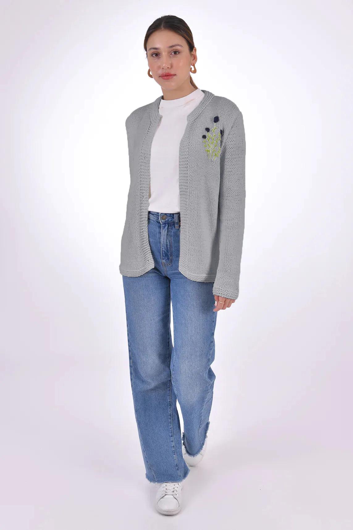KRASIVA Cotton Cardigan
