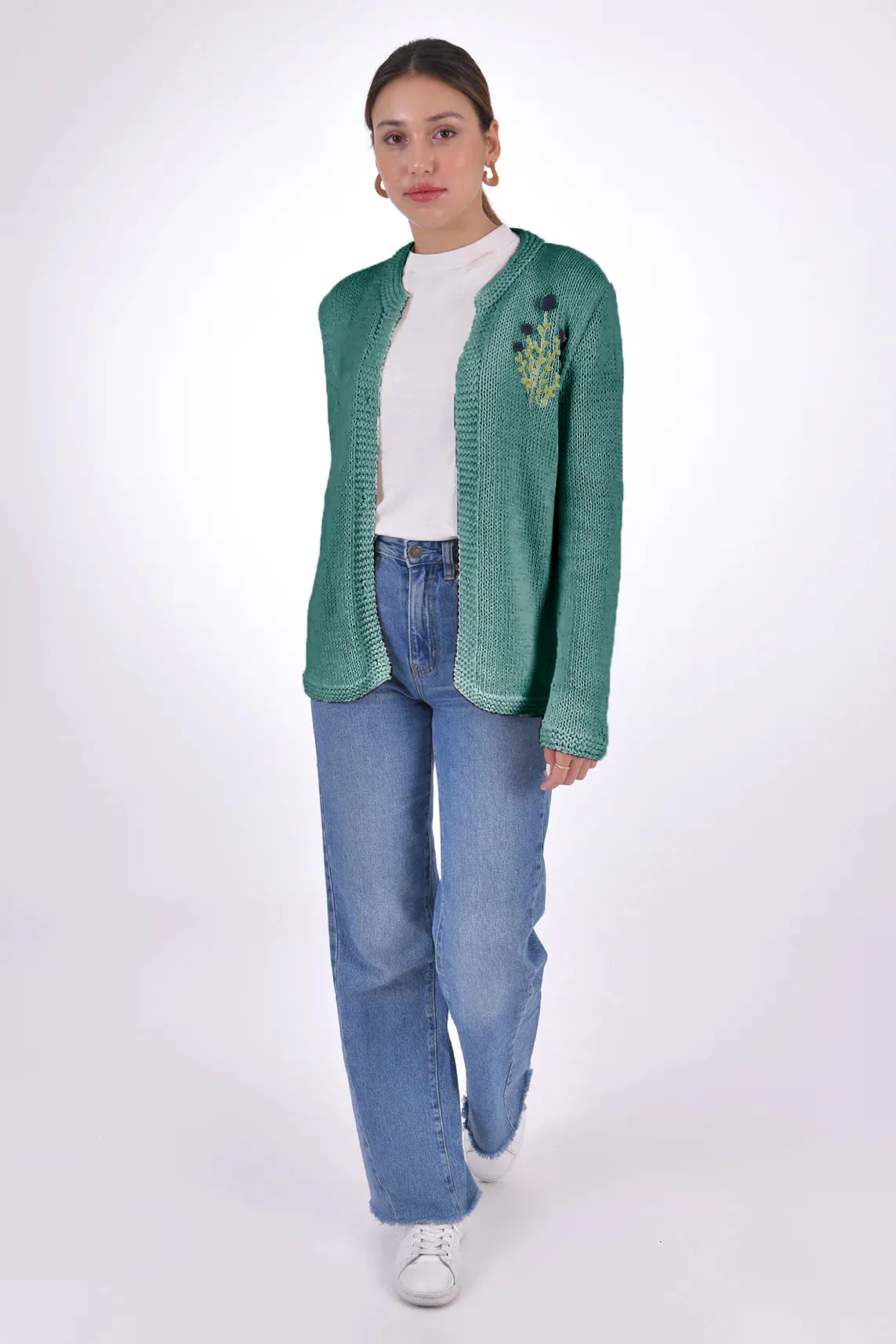 KRASIVA Cotton Cardigan