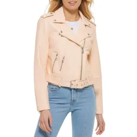 LEVI'S - Faux Leather Belted Motorcycle Jacket