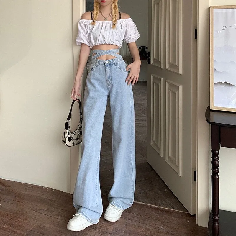 Light blue women's jeans
