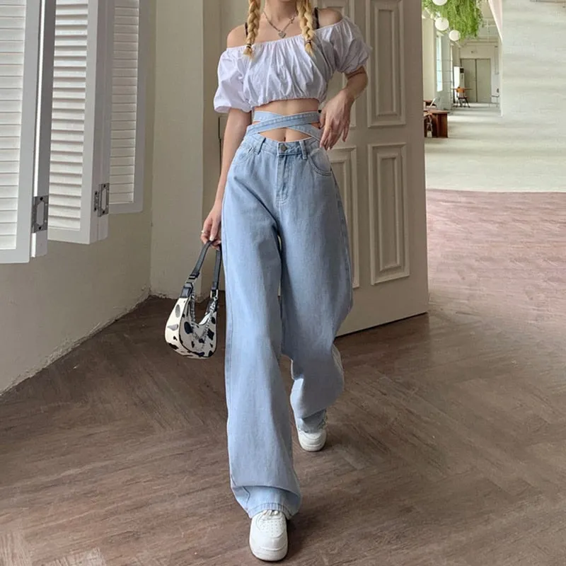Light blue women's jeans