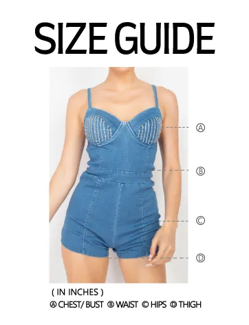 Light Denim Lace-up Detailed Tube Top Romper