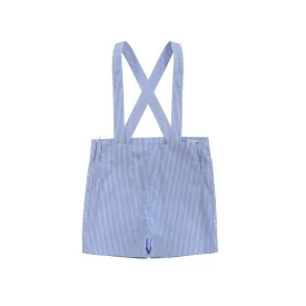 Little Parni Blue Stripe Baby Overalls (K405)