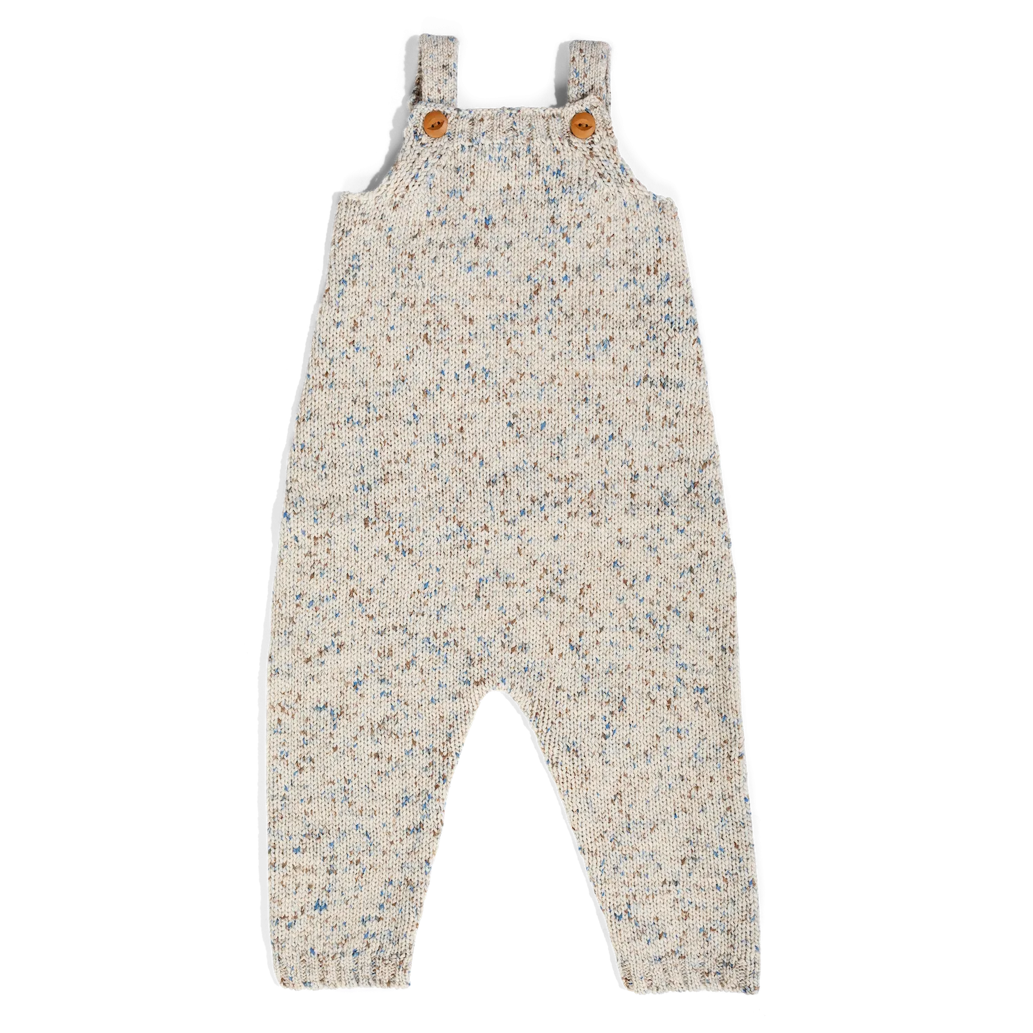 Organic funfetti overalls / Sea [GROWN]