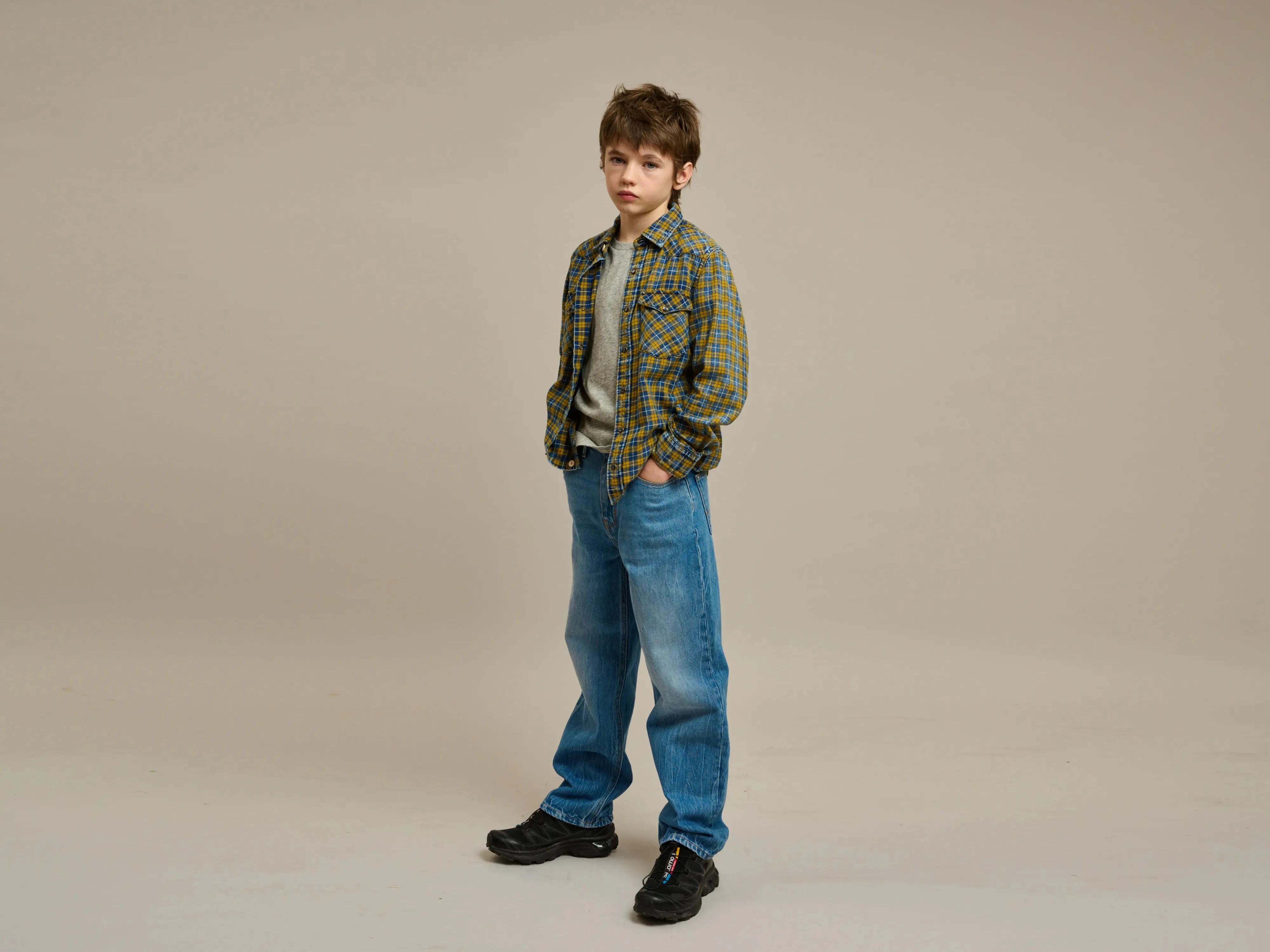 Peters wide jeans   (242 / B / VINTAGE LT BLUE)