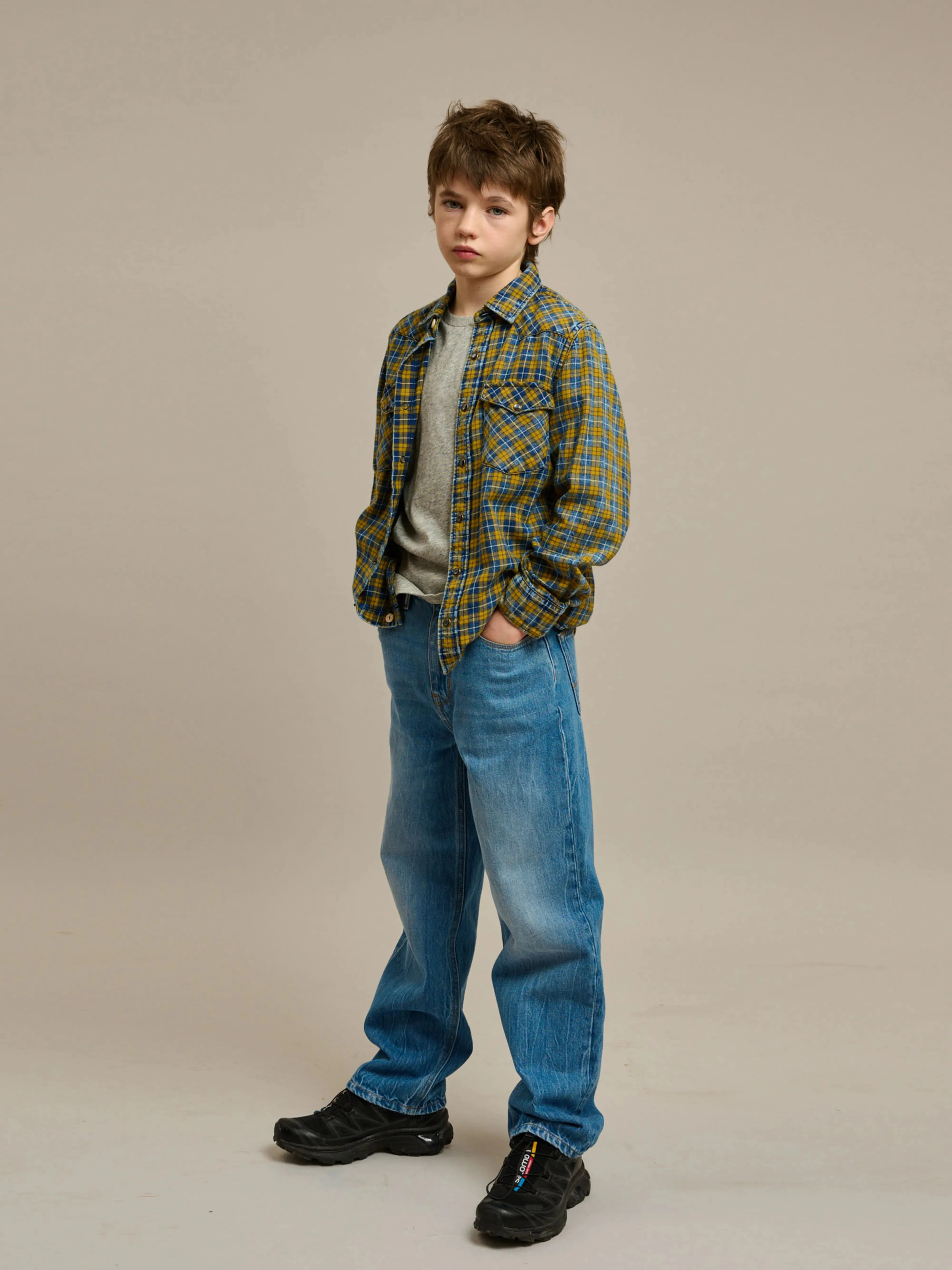 Peters wide jeans   (242 / B / VINTAGE LT BLUE)