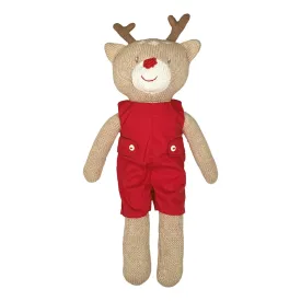 Reindeer in Holly Overalls