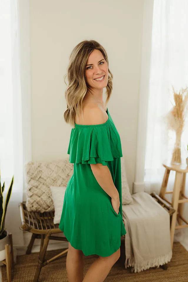 Solid Off Shoulder