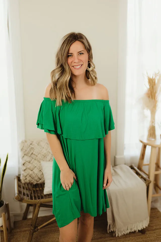 Solid Off Shoulder