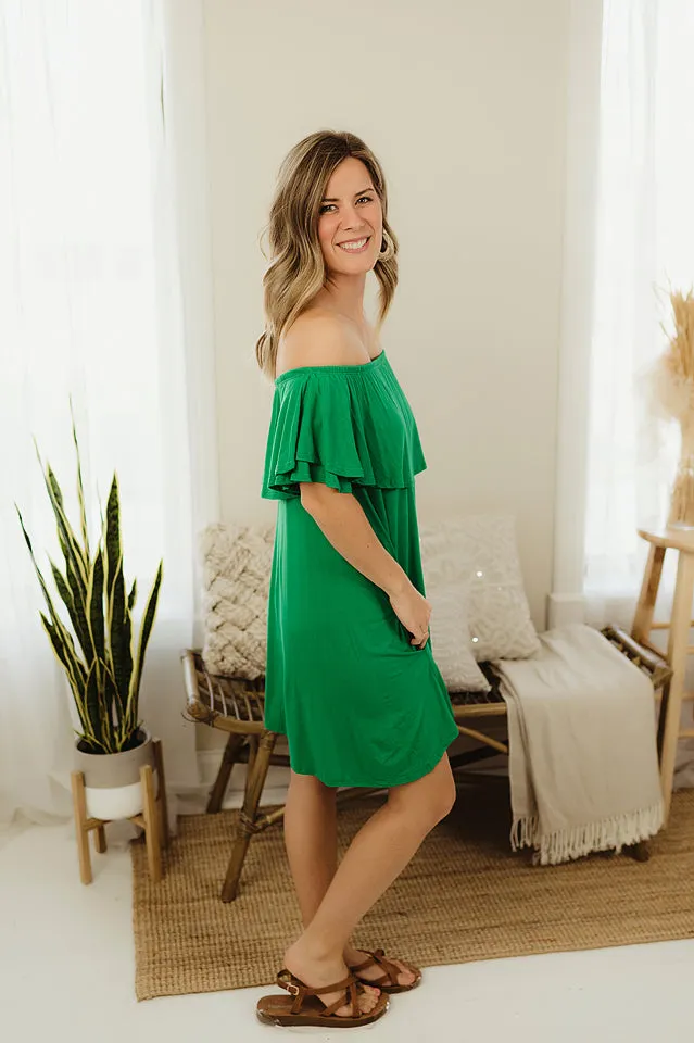 Solid Off Shoulder