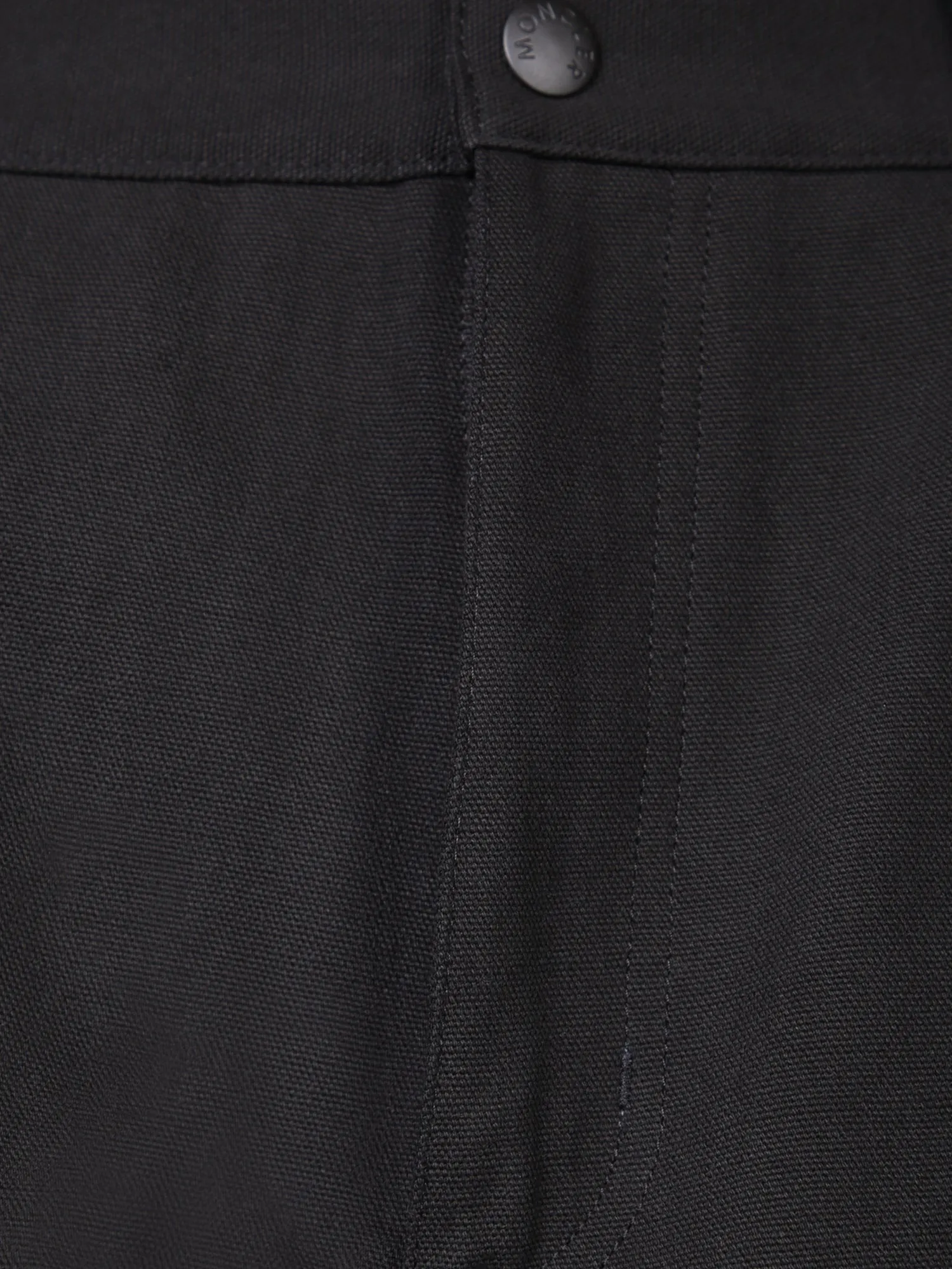 Straight black trousers