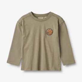 T-Shirt L/S Barny - dry sage