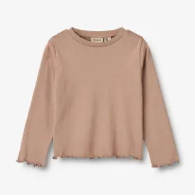 T-Shirt L/S Else - nougat rose