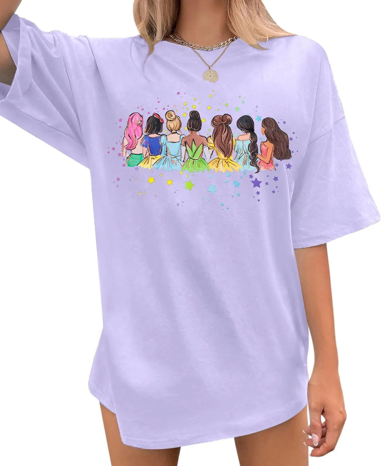 UNIQUEONE Magical Shirt for Women: Magic Kingdom Tshirt Princess Shirt Family Vacation Trip Tee